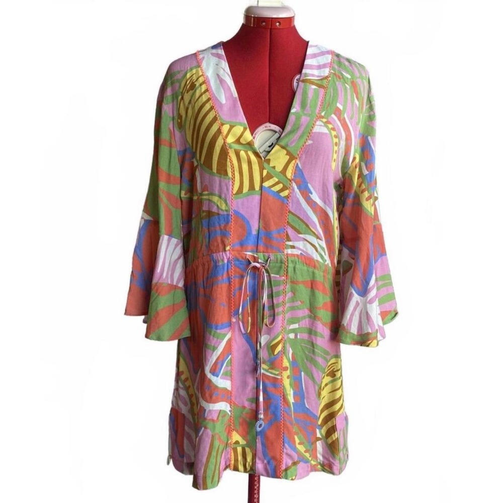 Maaji Joy Cover-up Caftan Size Small Beach Summer Vacation Coastal